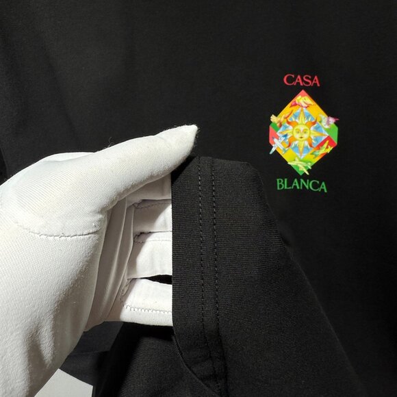 Casablanca Black 'Les Elements' T-Shirt - Picture 4 of 7